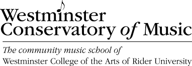 Westminster Conservatory black and white logo