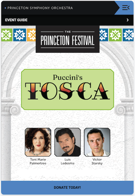 Tosca Program Guide Cover