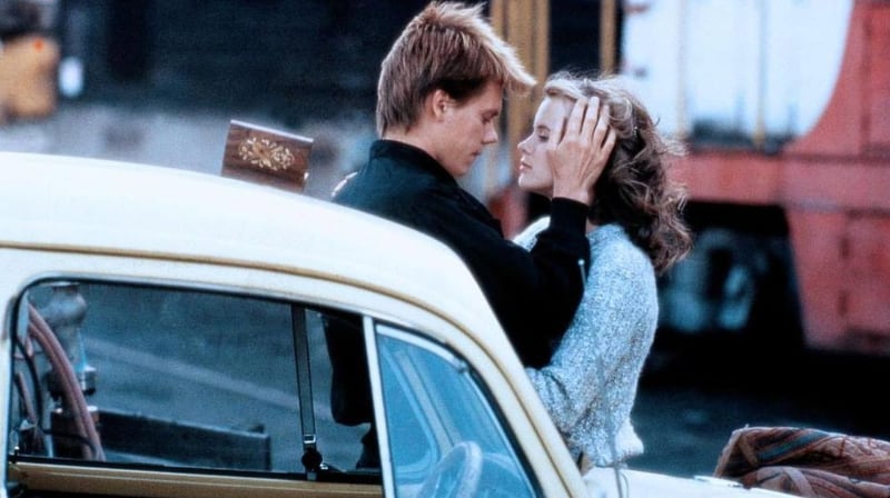Kevin Bacon and Lori Singer