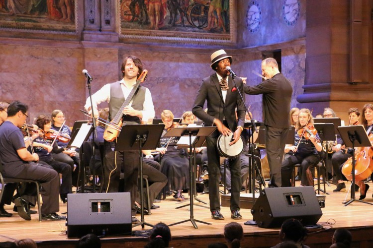 Chrisyles and Wytold performing for BRAVO School Day Concerts