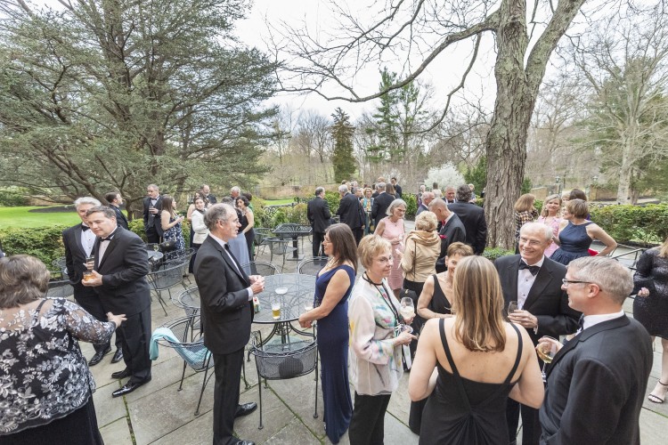Gala cocktails on Jasna Polana's patio 2019
