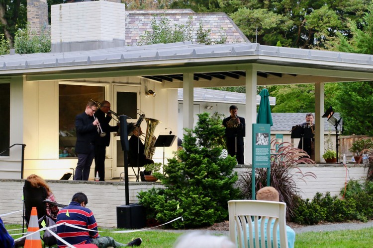 PSO Brass Quintet performing at Morven Museum & Garden