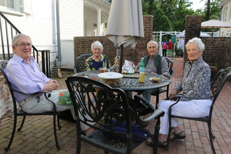 Picnickers at the Princeton Festival at Morven Museum & Garden
