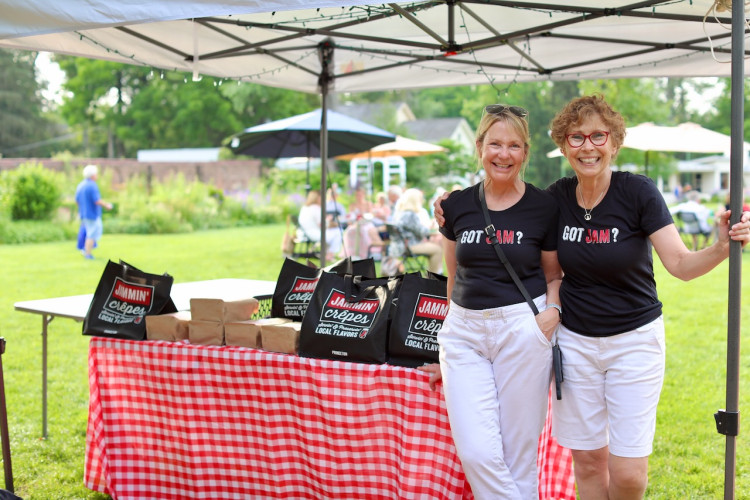 Jammin' Crepes booth at the 2025 Princeton Festival
