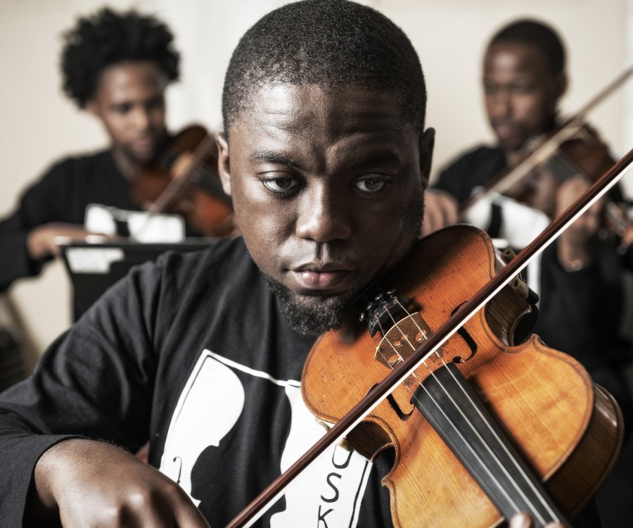 Buskaid violinist Kabelo Monnathebe