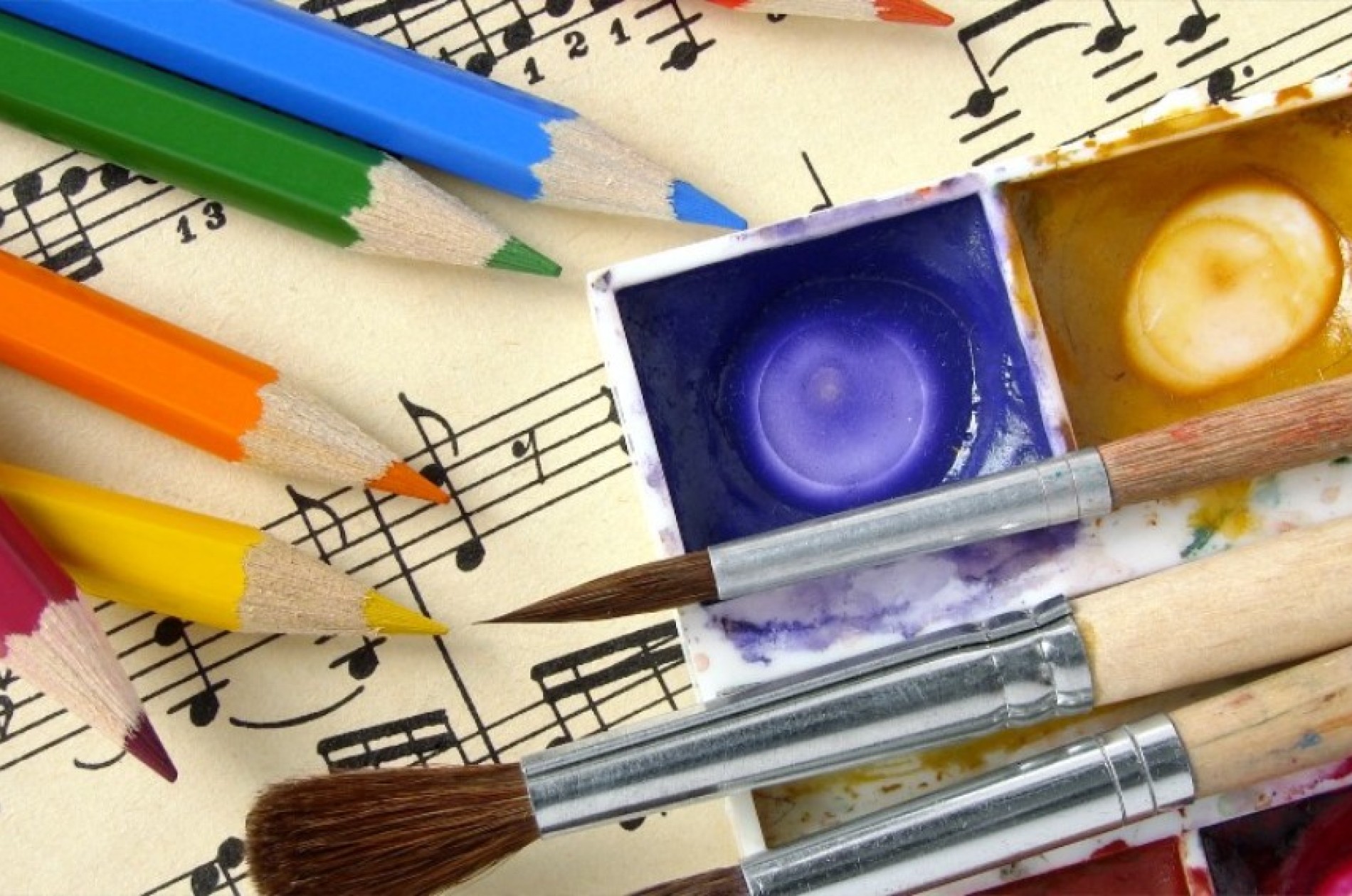 Pencils, Watercolors, and Music