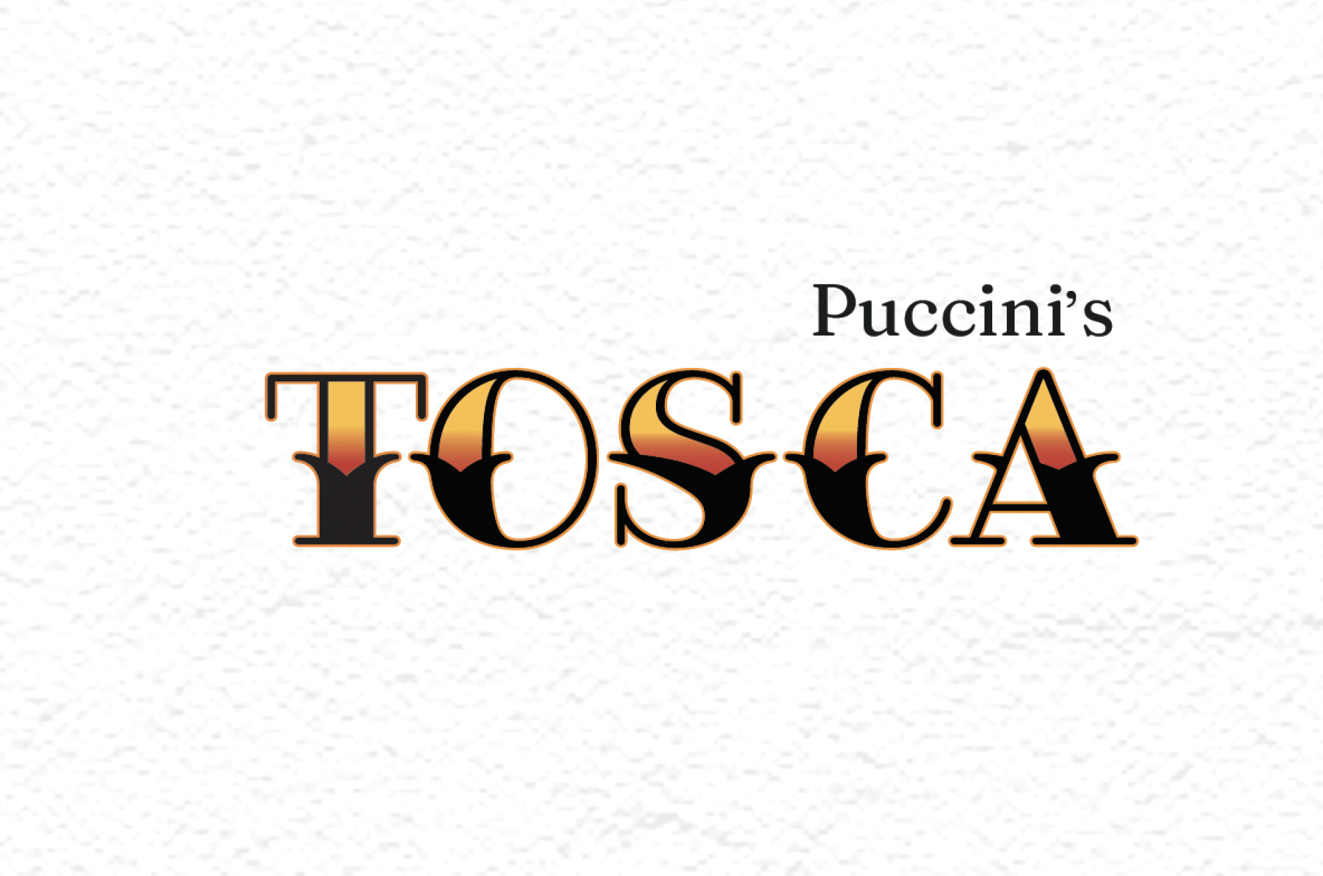 Text: Puccini's TOSCA