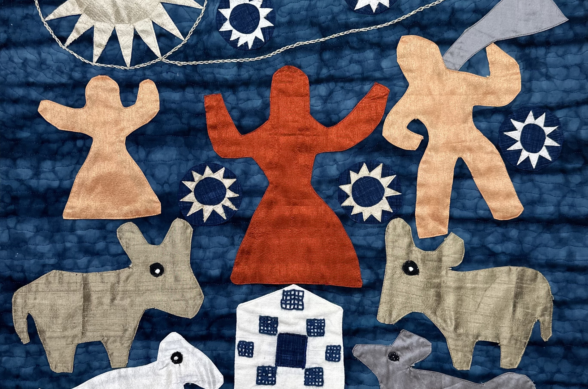 a block from harriet powers' "pictoral quilt"