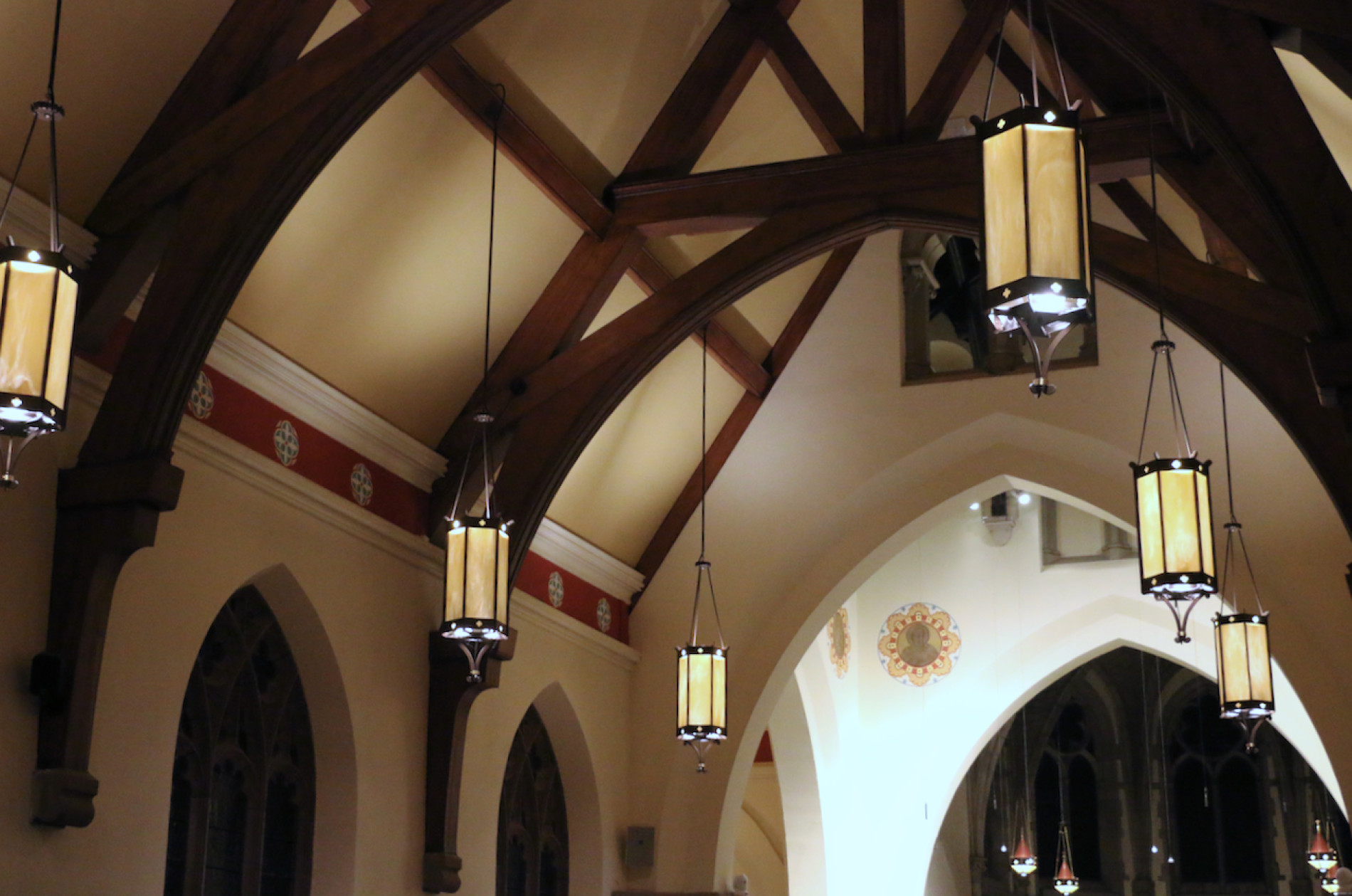 Pendant Lighting at Trinity Church